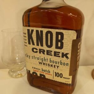 Single Malt (Knob Creek small batch 9 years, Kentucky Straight Bourbon 100 proof)
